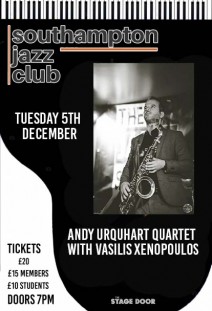 Southampton Jazz Club with Andy Urquhart and Vasilis Xenopoulos